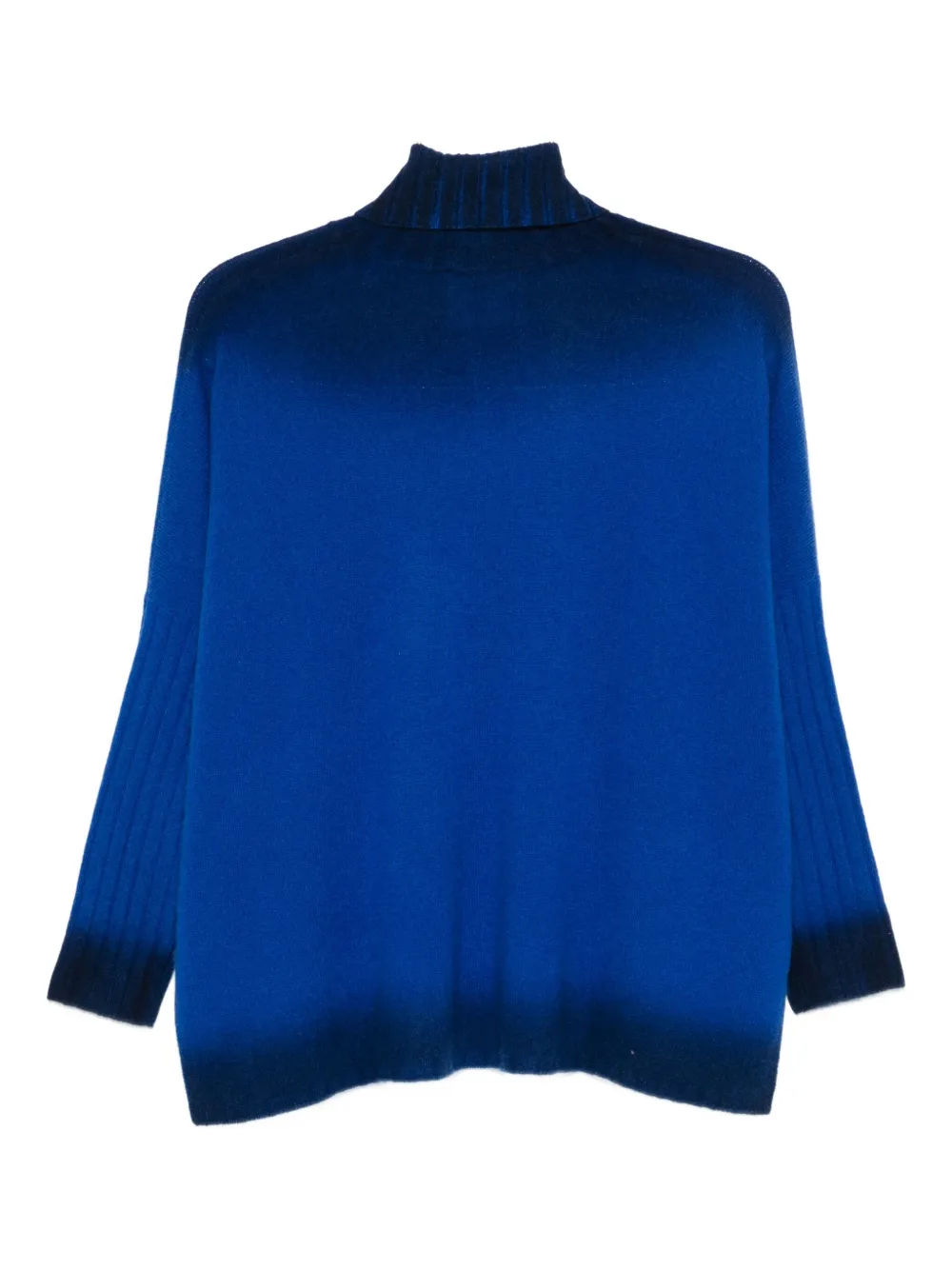 Absolut Cashmere Ribbed Ombré-effect Sweater In Brown