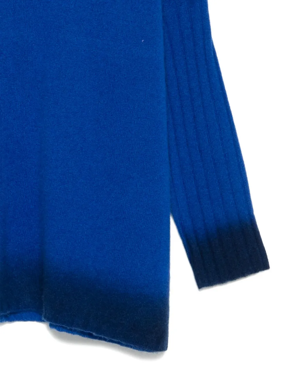 Absolut Cashmere Ribbed Ombré-effect Sweater In Brown