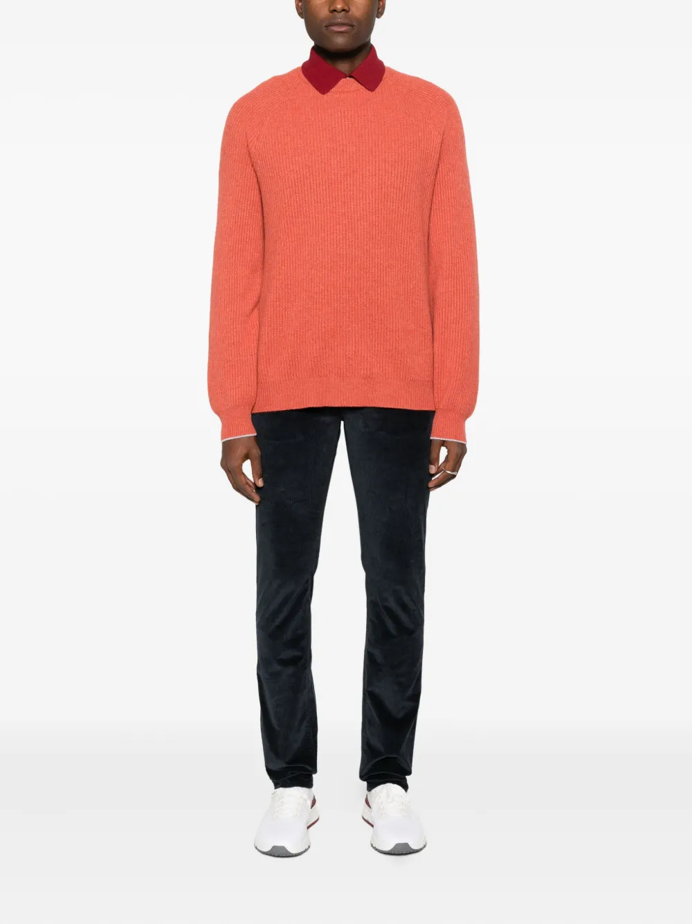 Jacob Cohën corduroy straight-leg trousers - Blauw