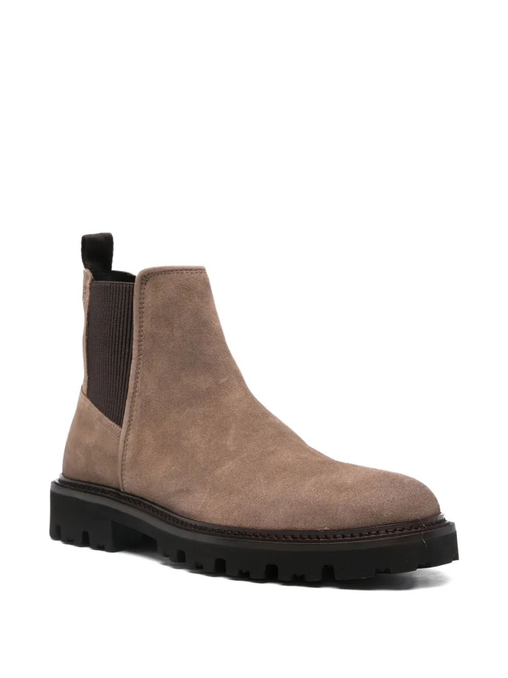 BOSS leather ridged-sole boots | Chelsea Boots | Image 2