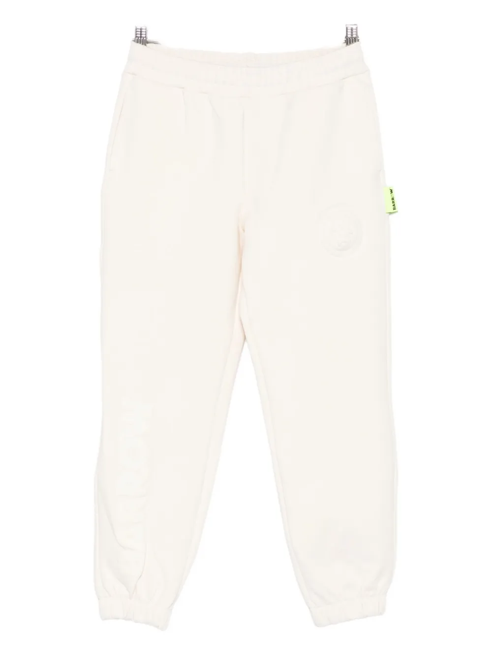 Barrow Logo-debossed Track Pants In White