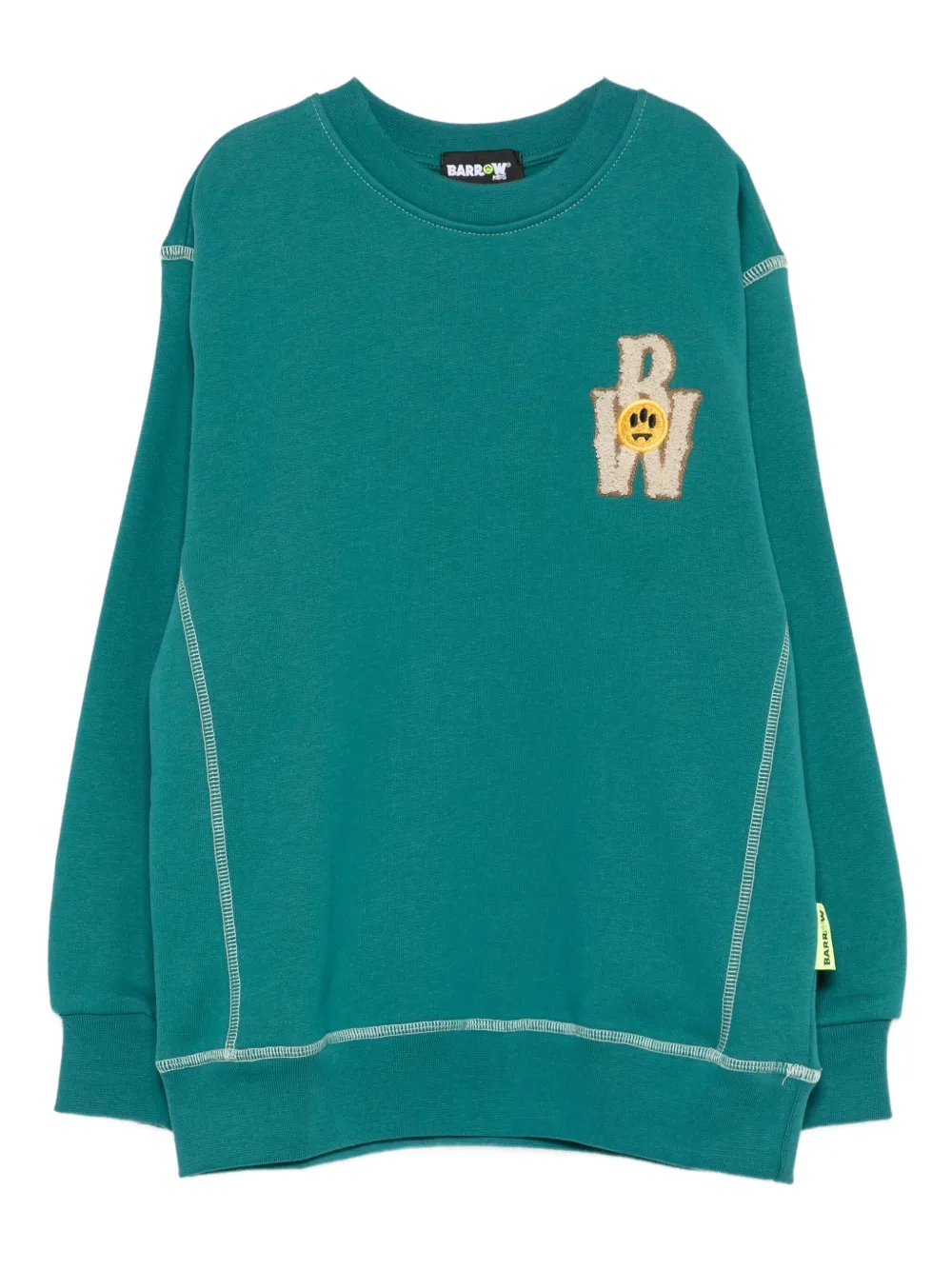 Barrow kids sweat imprimé à col rond | bleu | Image 1