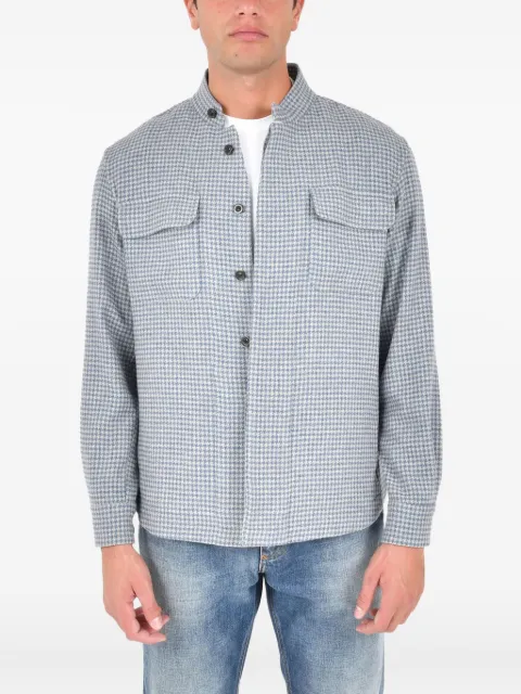 Boglioli chest-pocket check shirt