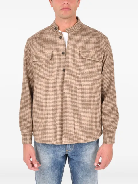 Boglioli chest-pocket check shirt