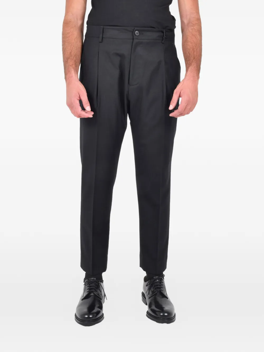 Low Brand pleated trousers - Nero