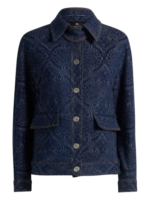 ETRO paisley-pattern denim jacket