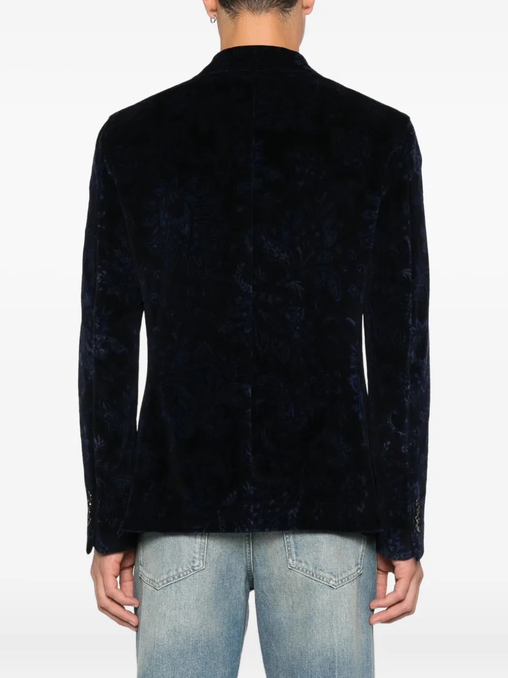 ETRO Blazer met dubbele rij knopen Blauw