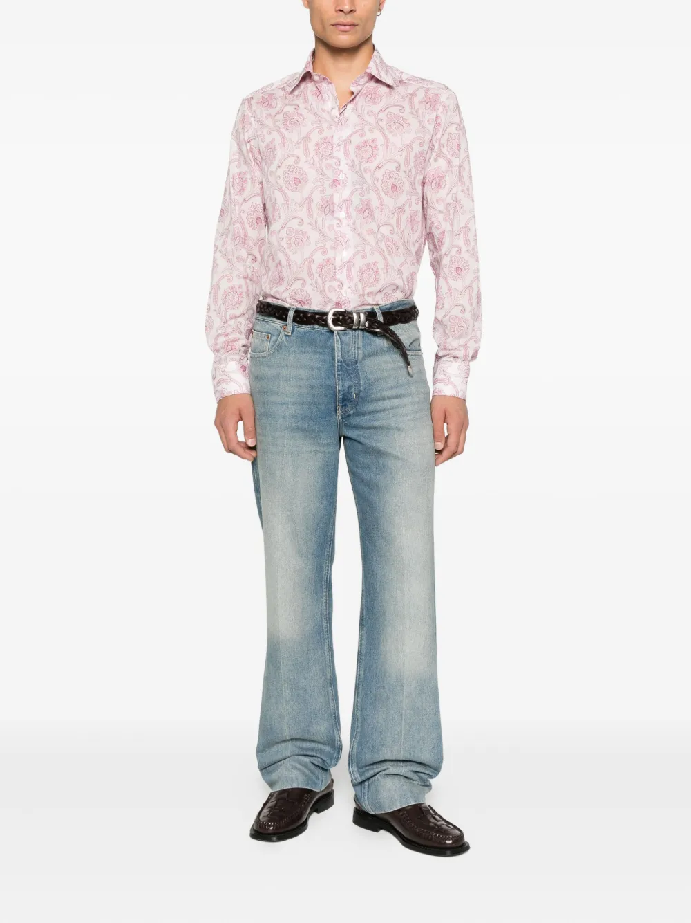 ETRO Overhemd met paisley-print - Roze