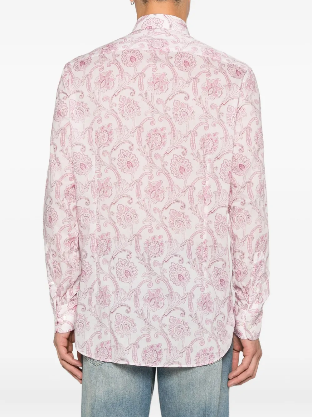 ETRO Overhemd met paisley-print Roze
