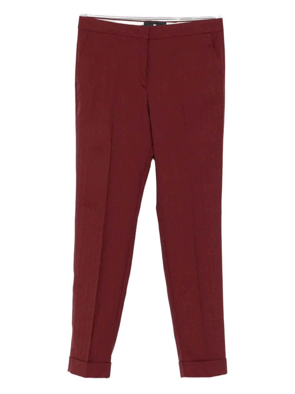 ETRO pressed-crease trousers - Rosso