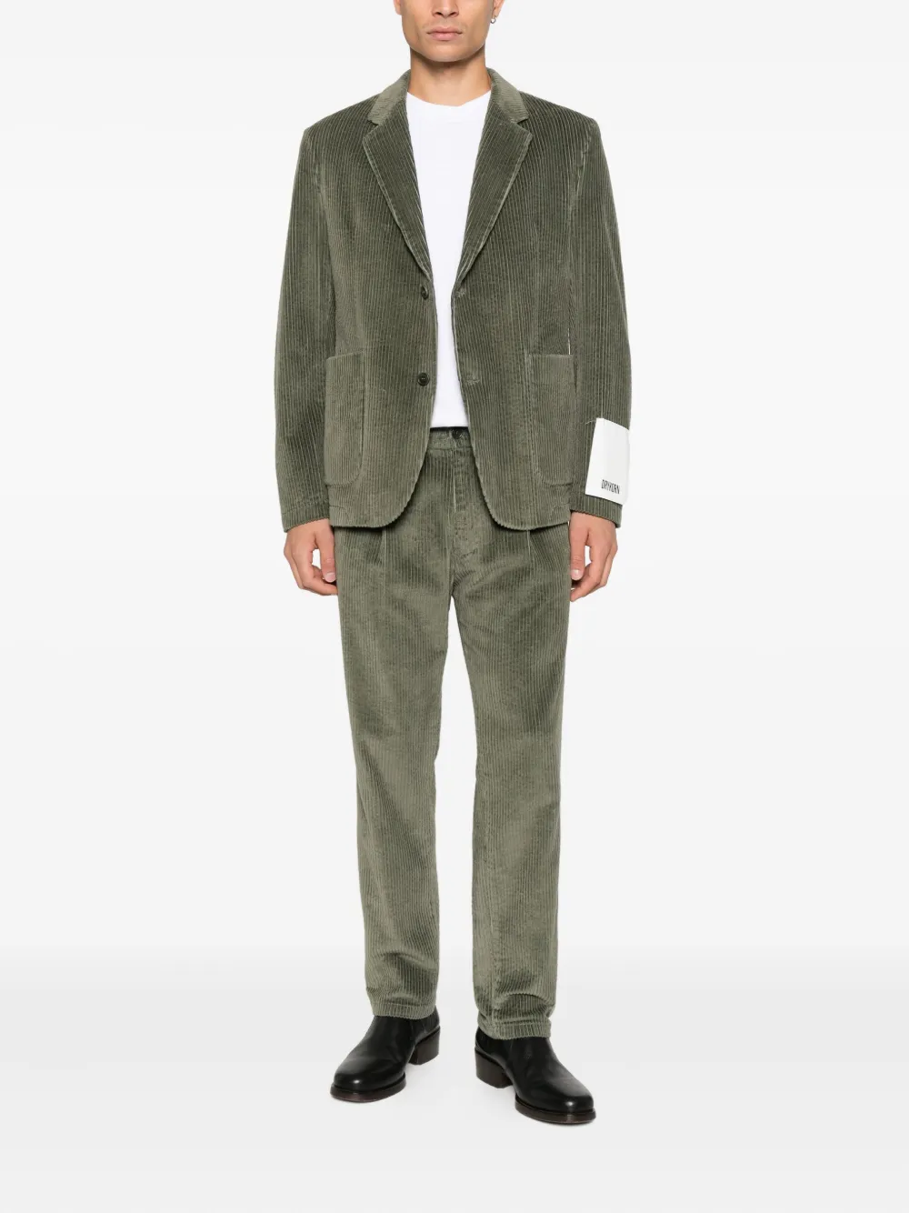 Drykorn Chasy RGLR corduroy trousers - Groen