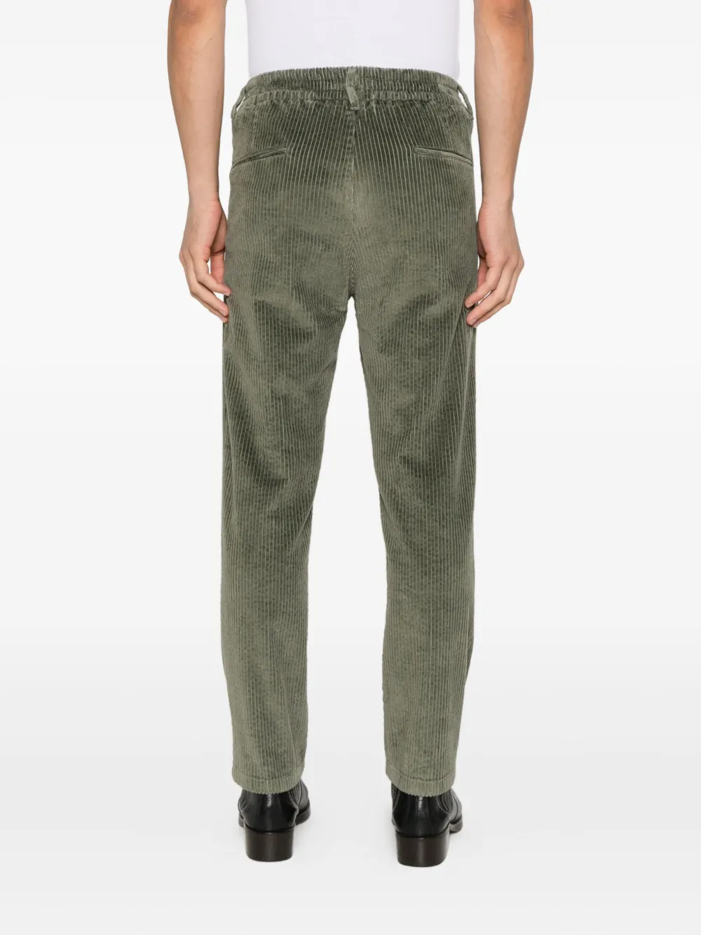 Drykorn Chasy RGLR ribfluwelen broek Groen