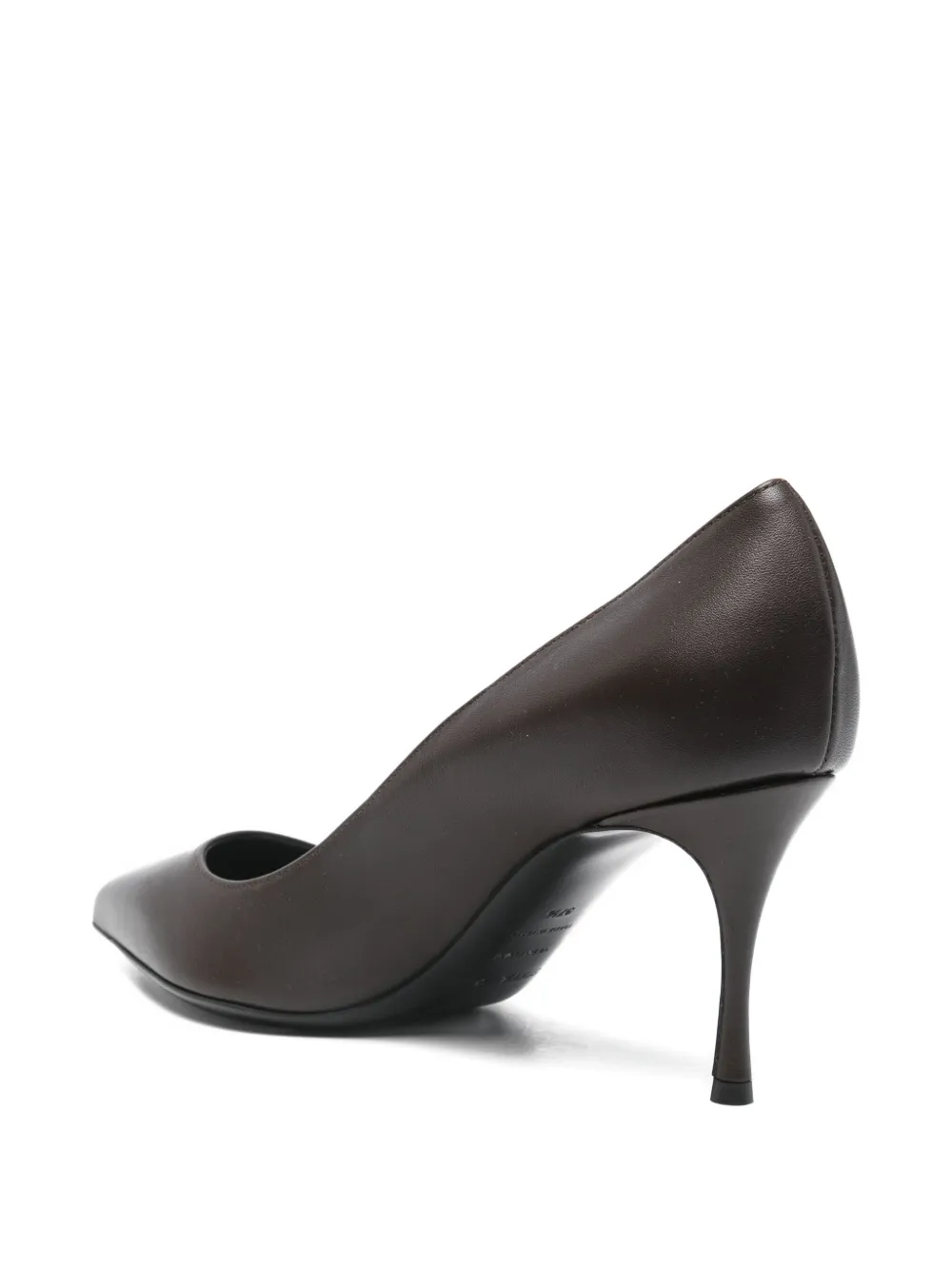 Sergio Rossi Pumps met puntige neus Bruin