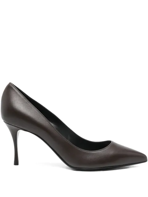 Sergio Rossi pointed-toe leather pumps