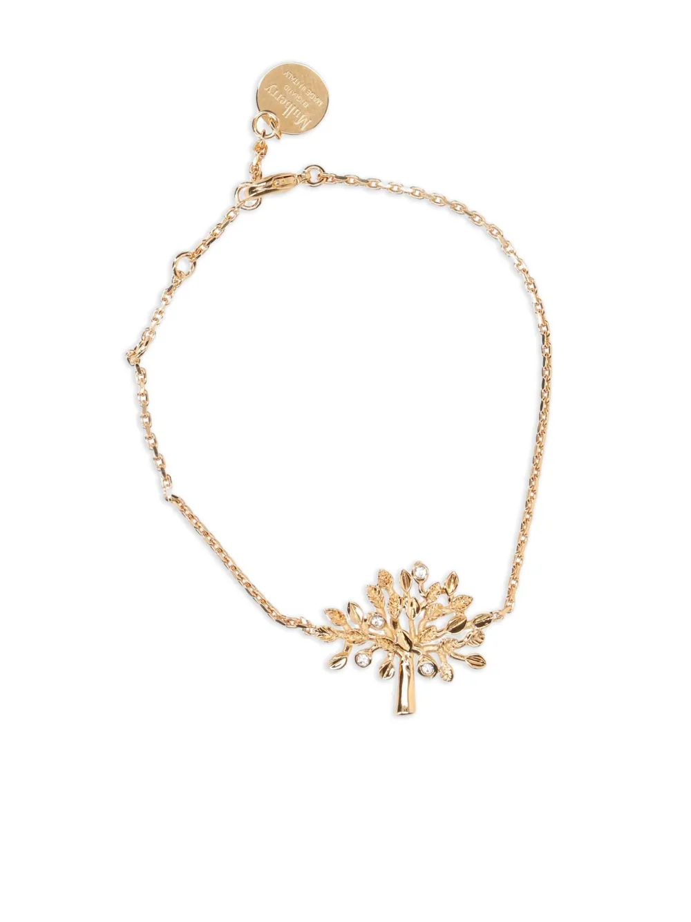 Mulberry Tree charm bracelet - Gold