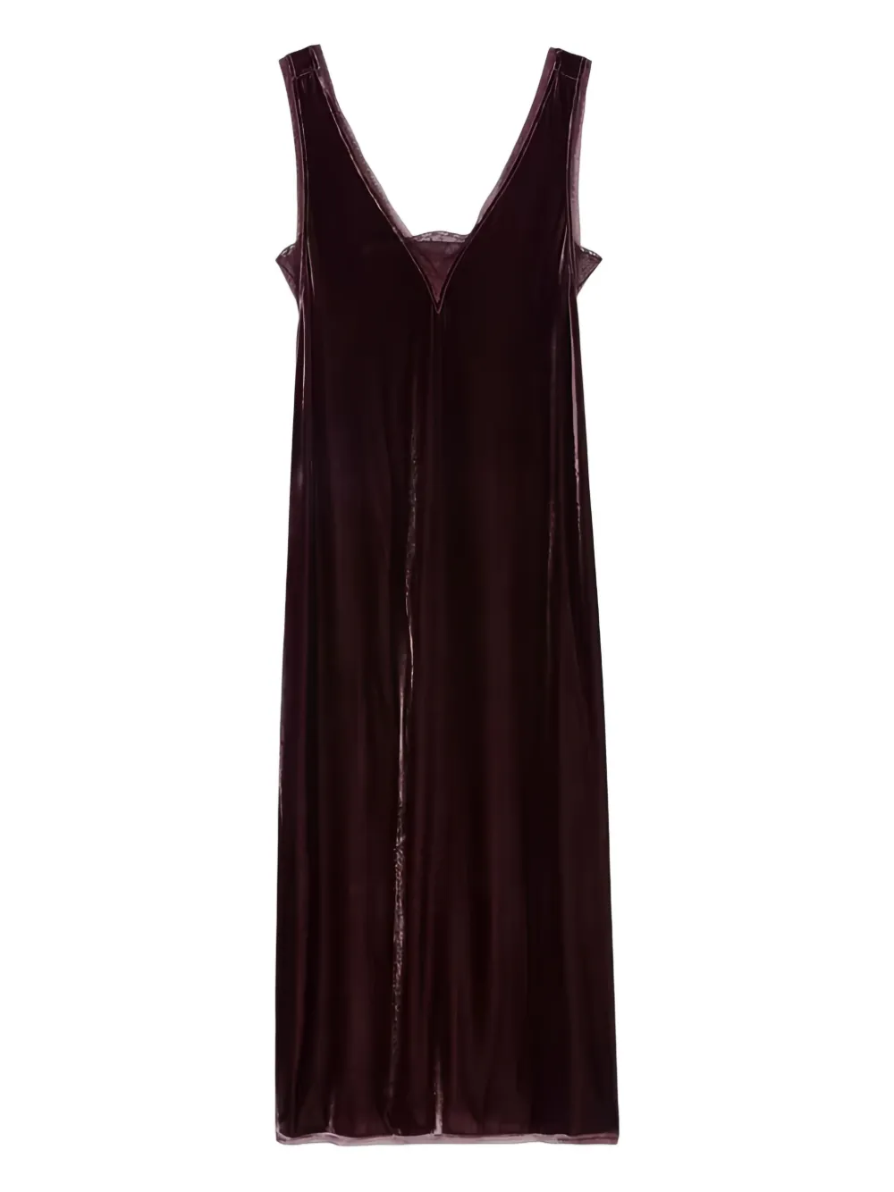 Zadig & Voltaire Renzo Velvet Dress In Brown