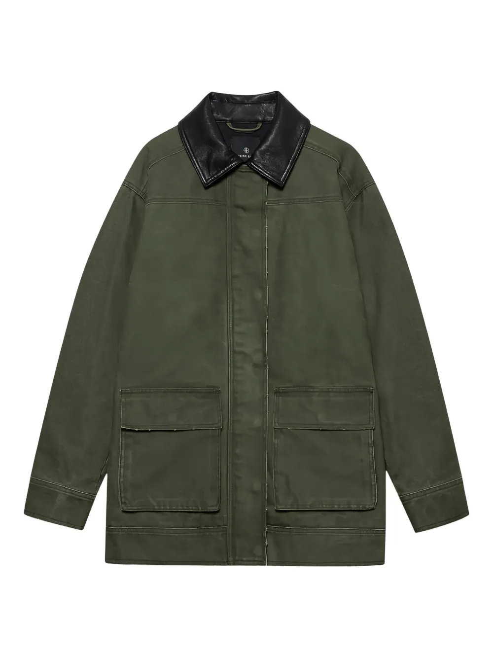 Anine Bing Long-sleeved Casual Jacket In Green