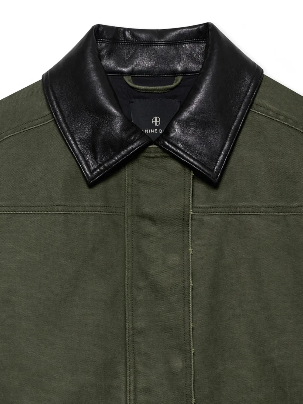 Anine Bing Long-sleeved Casual Jacket In Green