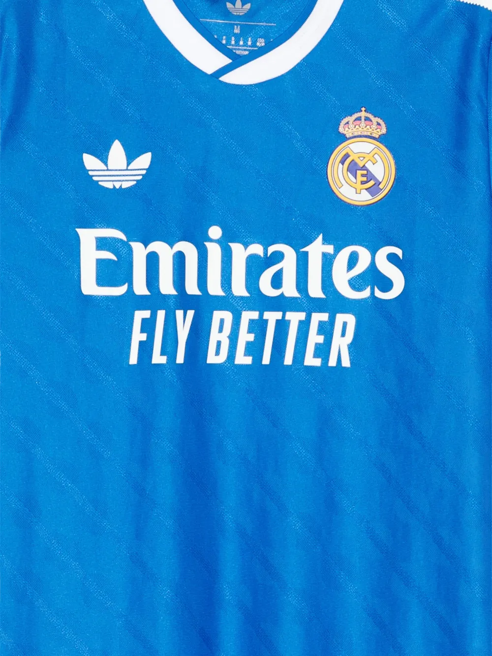 adidas Gestreept T-shirt Blauw