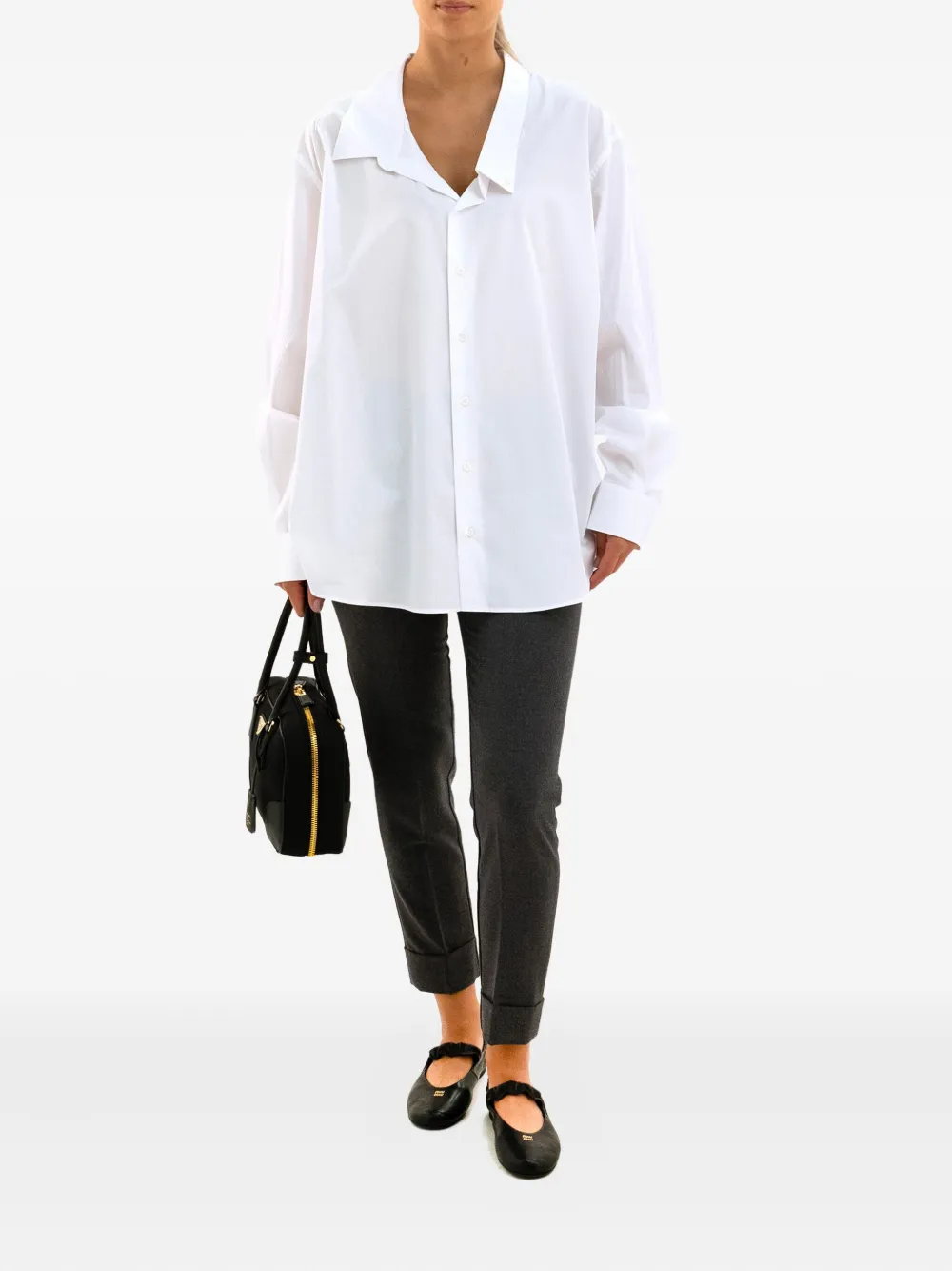 Kiltie cuffed trousers - Grijs