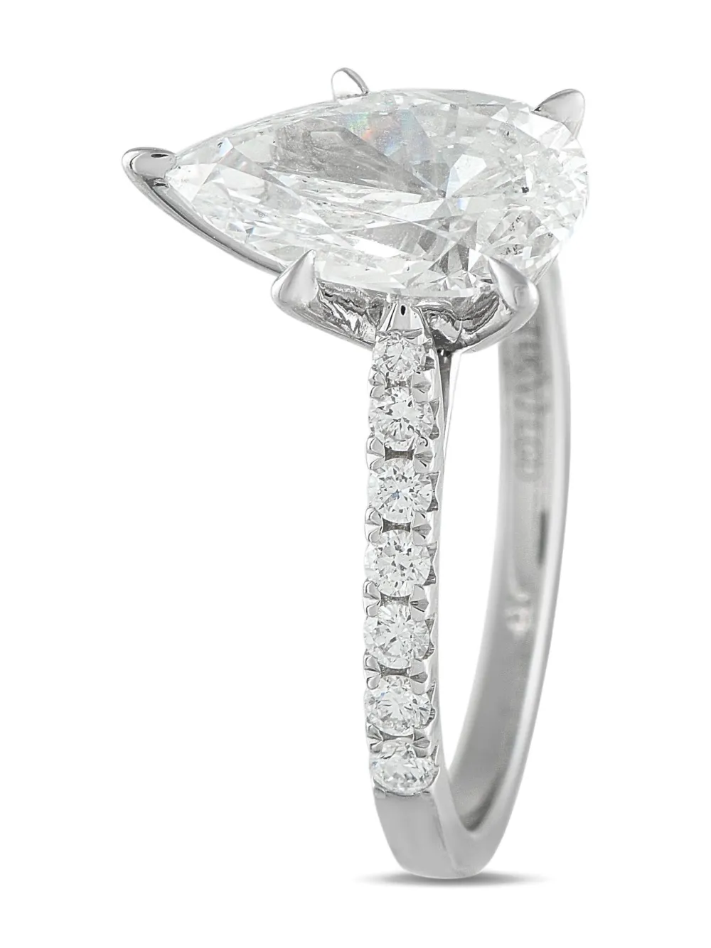 LB Exclusive 14K white gold lab-grown diamond ring | Image 2