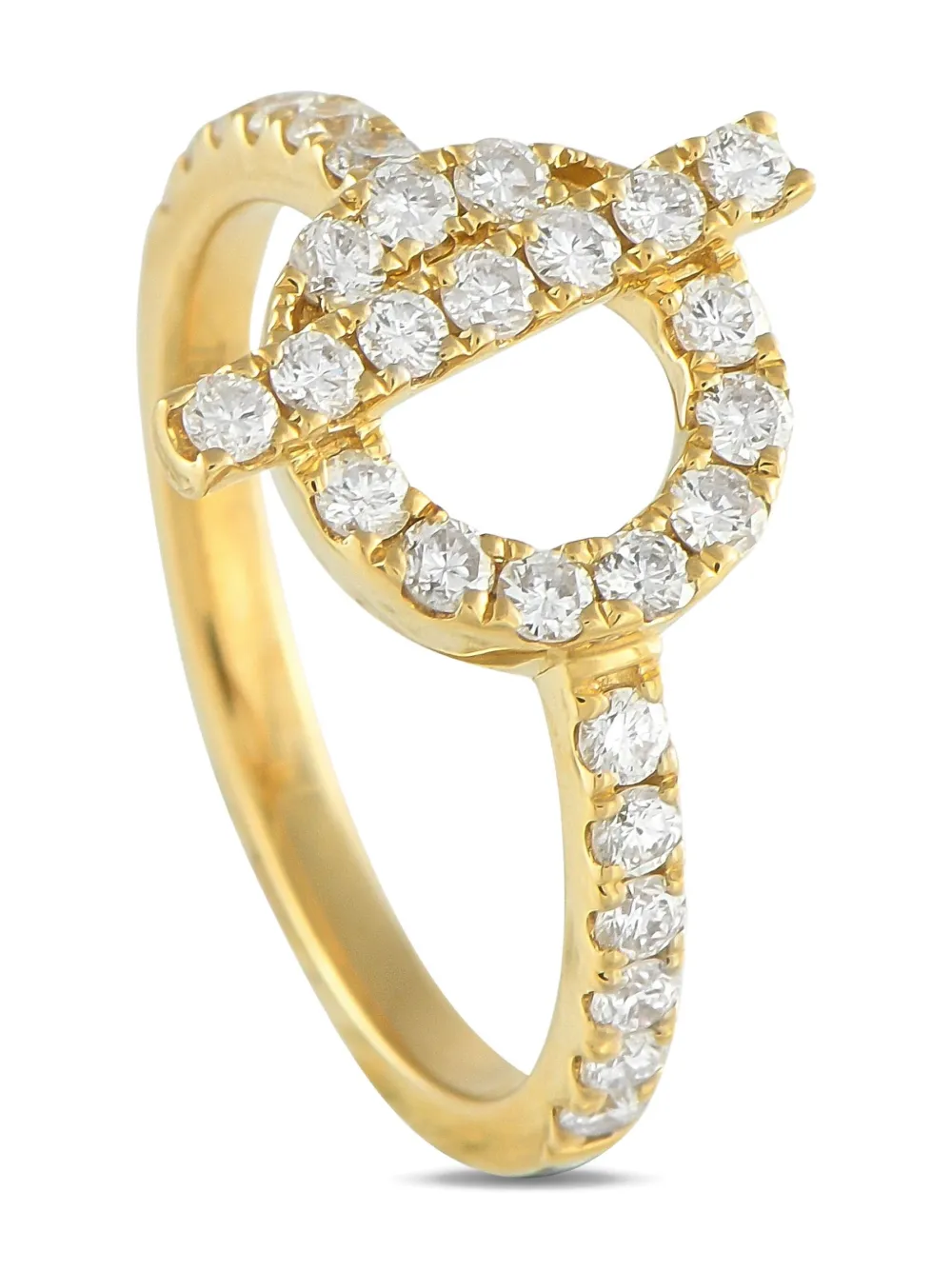 LB Exclusive 18K yellow gold diamond ring | Image 2