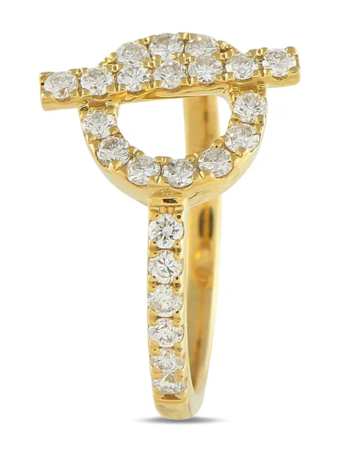 LB Exclusive 18K yellow gold diamond ring