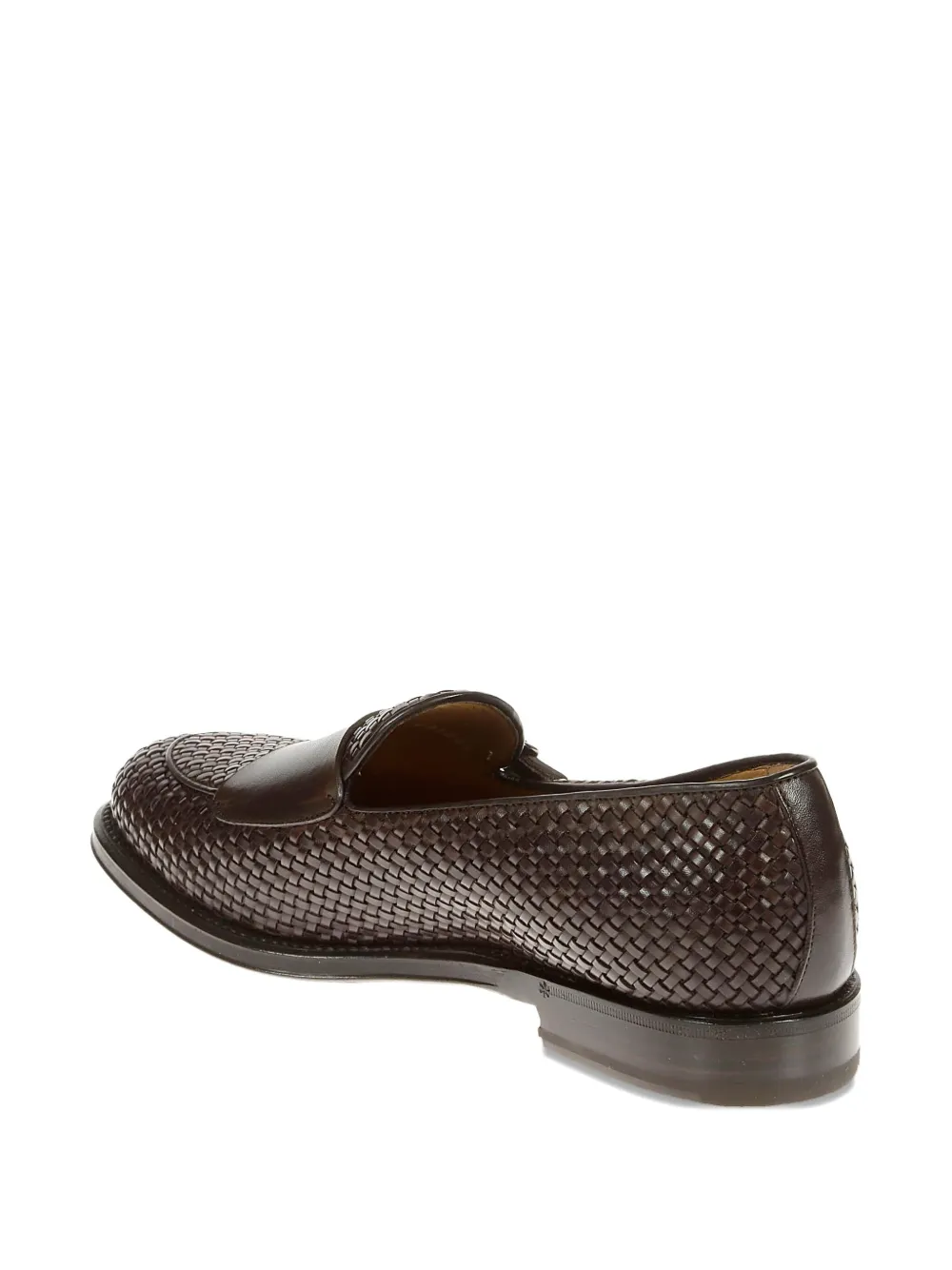 Neil Barrett Geweven loafers Bruin