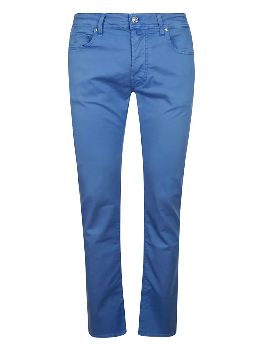 Jacob Cohën logo-patch trousers | Blue | Image 1