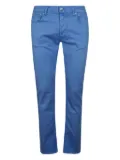 Jacob Cohën logo-patch trousers - Blue