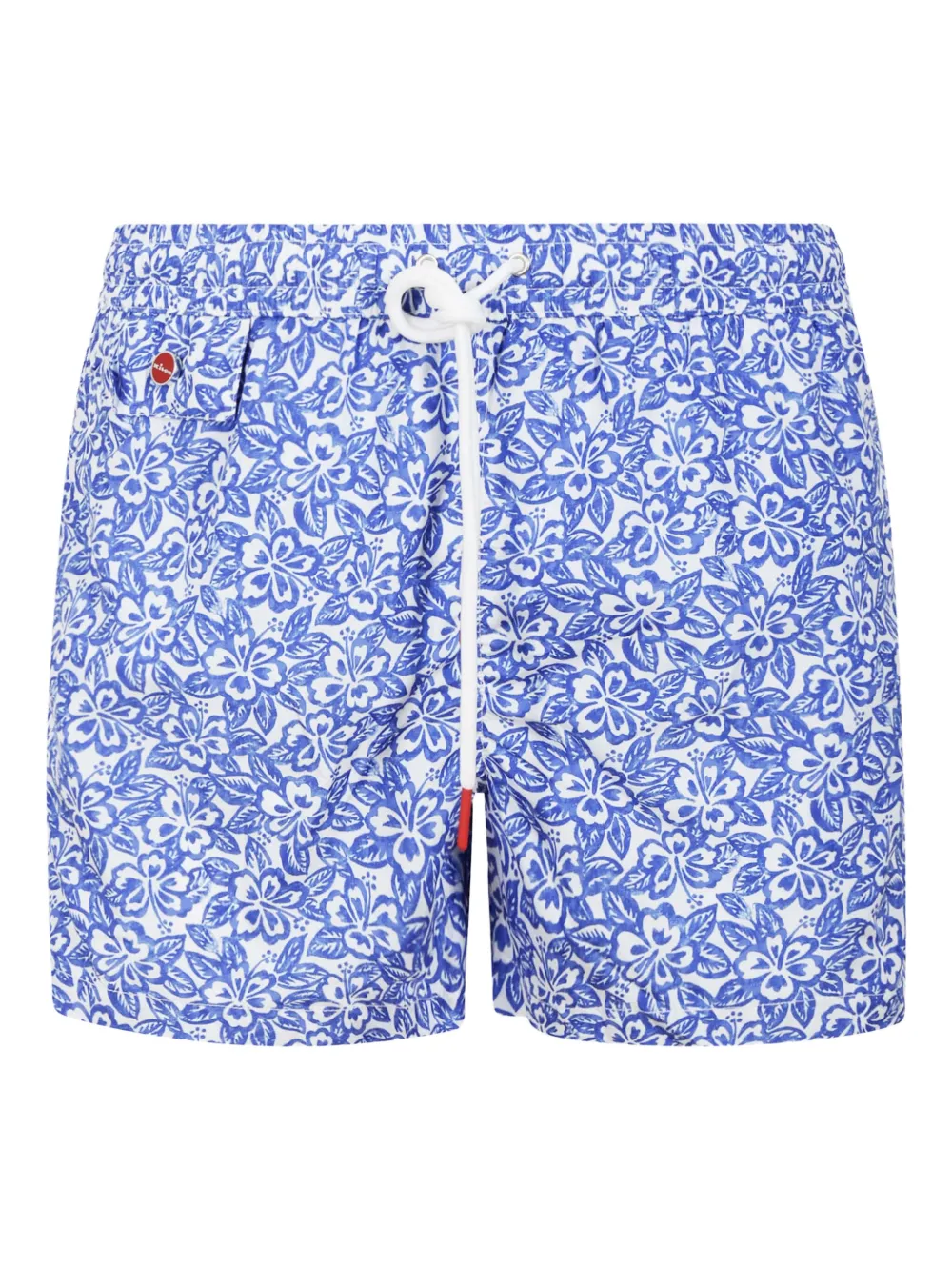 Kiton floral swim shorts | Blue | Image 1