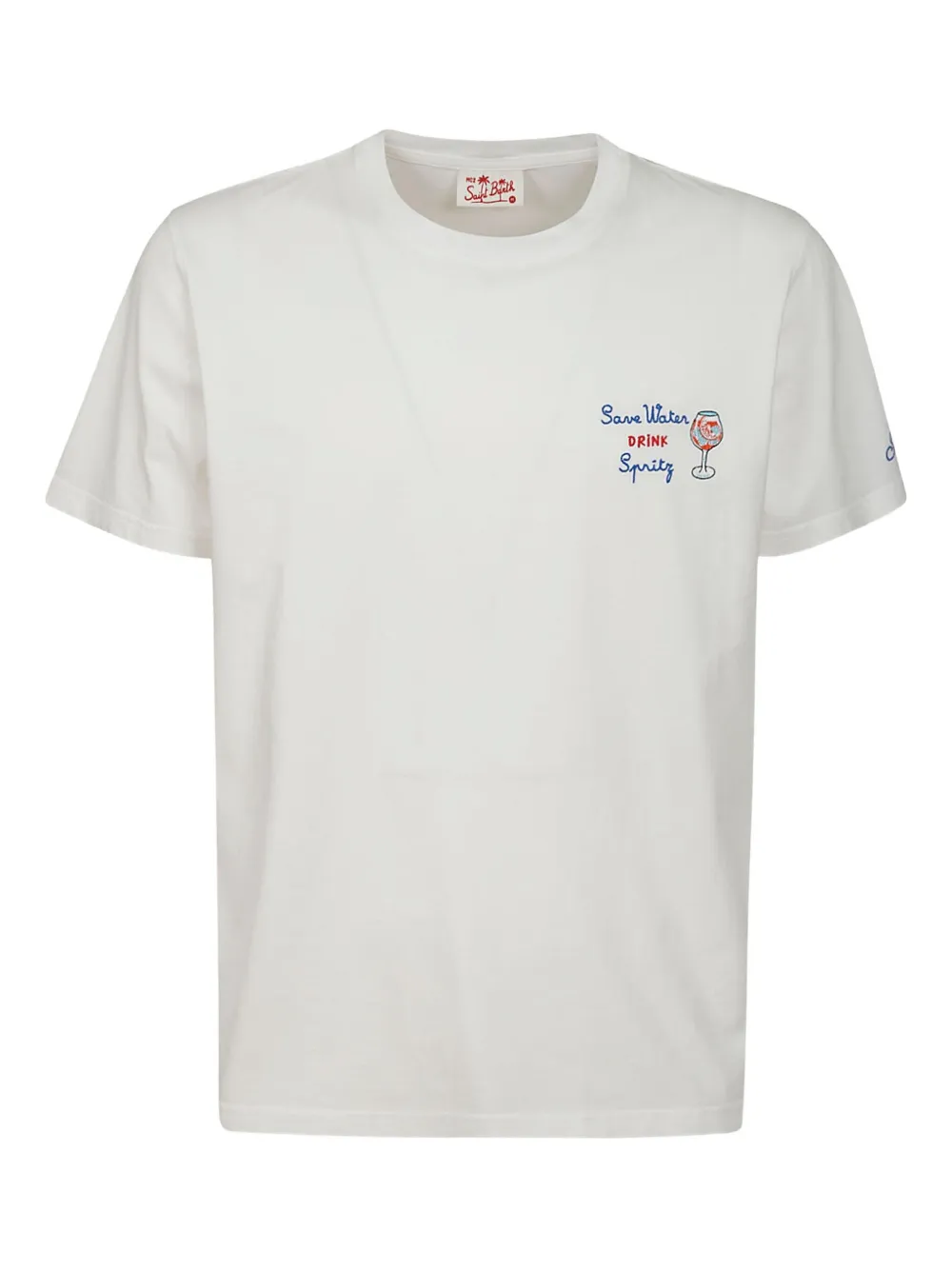 MC2 Saint Barth embroidered T-shirt | White | Image 1