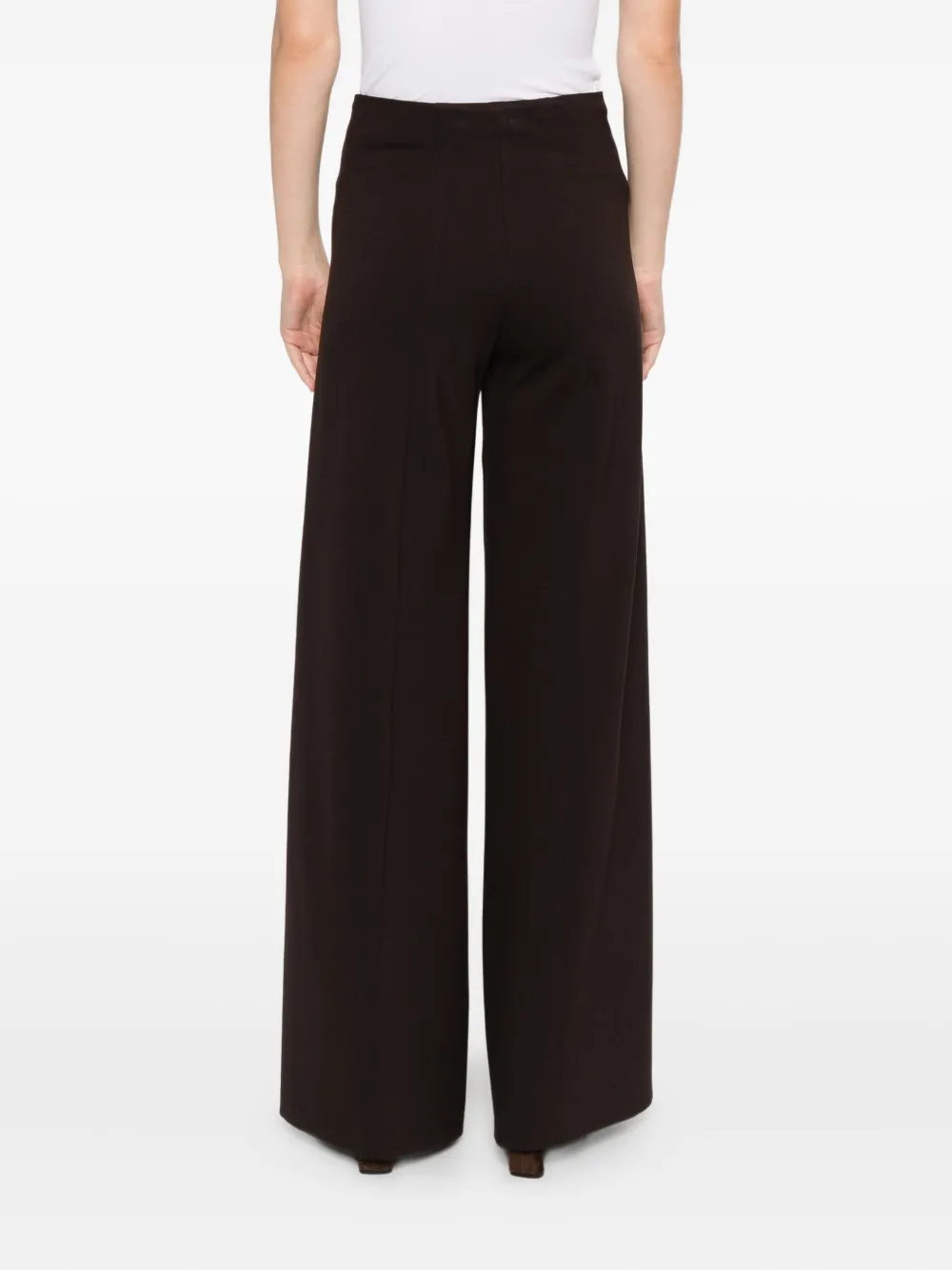 Liviana Conti Wide-leg Trousers In Black