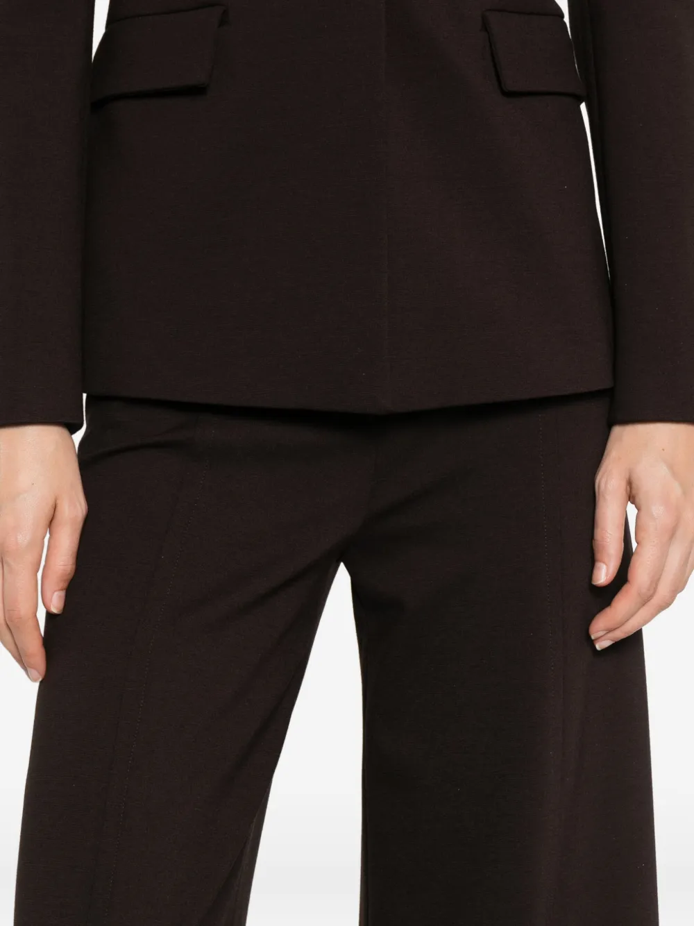 Liviana Conti Broek met wijde pijpen Bruin