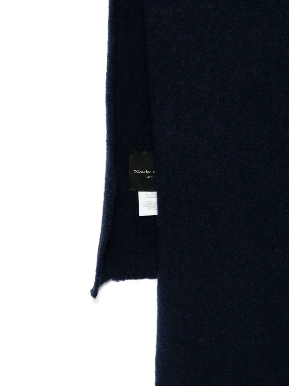 Roberto Collina Knitted Scarf In Blue