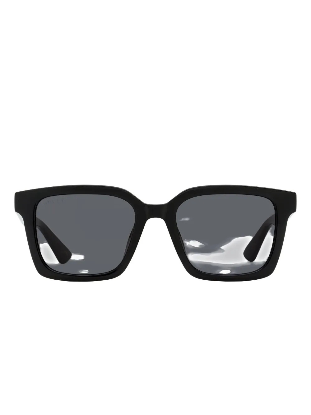Gucci Eyewear logo square-frame sunglasses - ブラック Gucci Eyewear logo square-frame sunglasses - ブラック