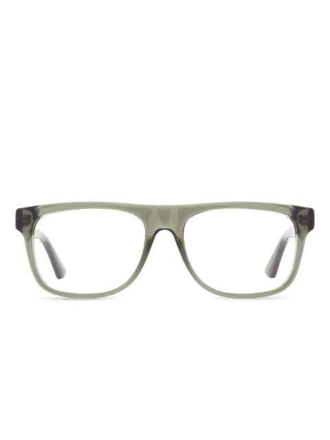 Gucci Eyewear rectangular-frame logo glasses