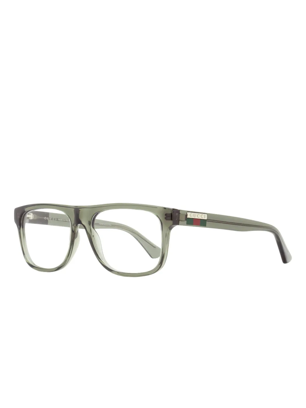 Gucci Eyewear rectangular-frame logo glasses | Image 2