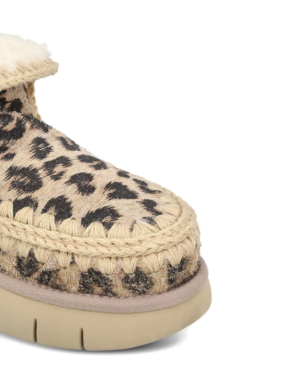 Mou Leopard-pattern Slip-on In Neutral