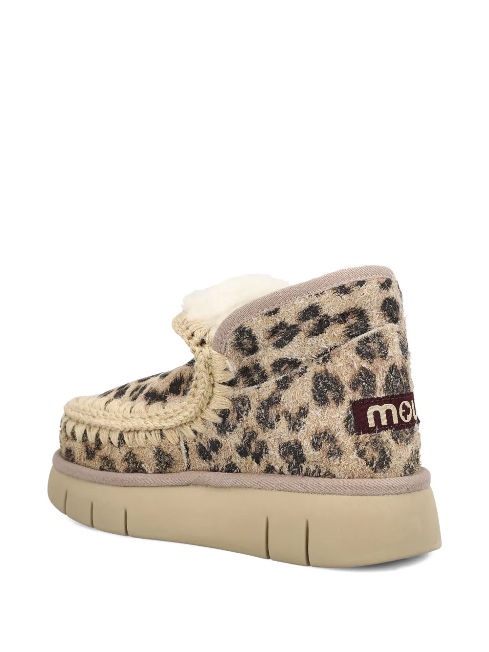 Mou Leopard-pattern Slip-on In Neutral
