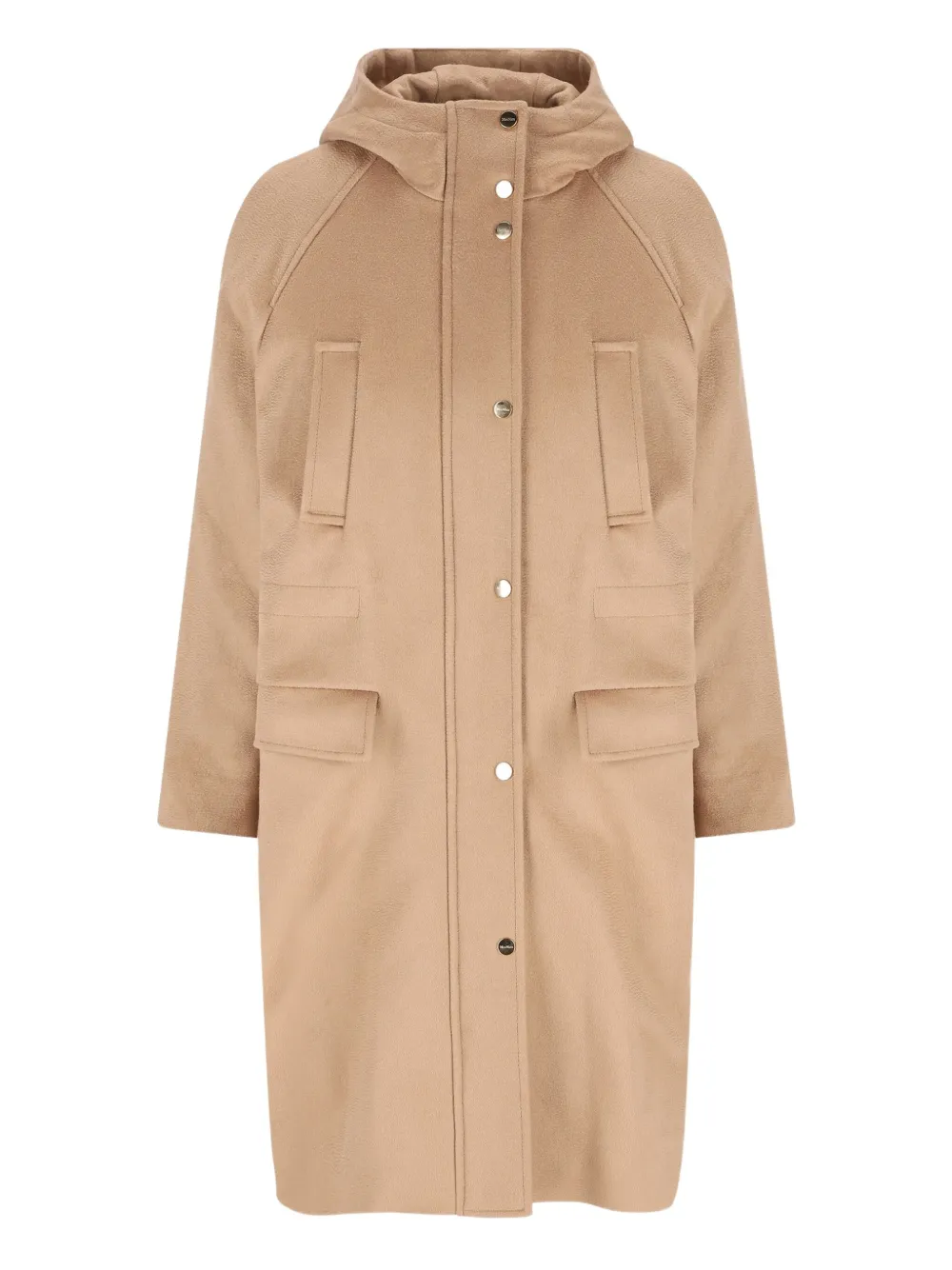 Max Mara キルティング ウールコート - ブラウン Max Mara キルティング ウールコート - ブラウン