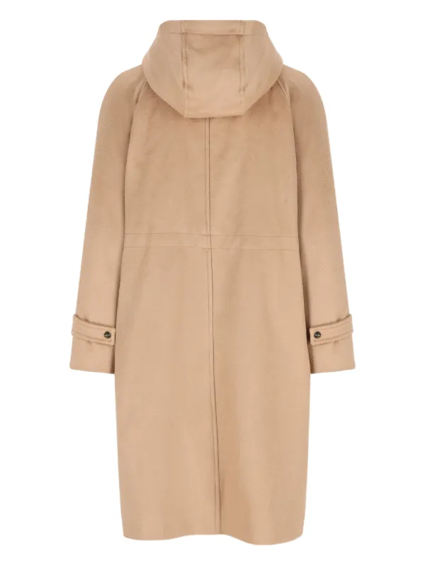 Max Mara キルティング ウールコート | ブラウン | FARFETCH JP