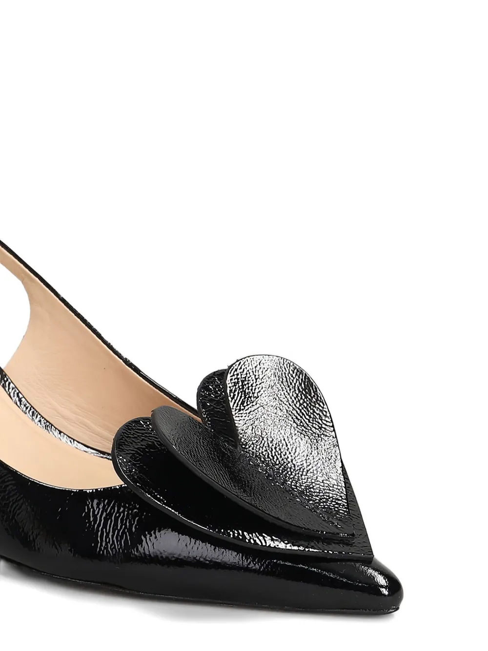 Guilhermina Heart-appliqué Pumps In Black