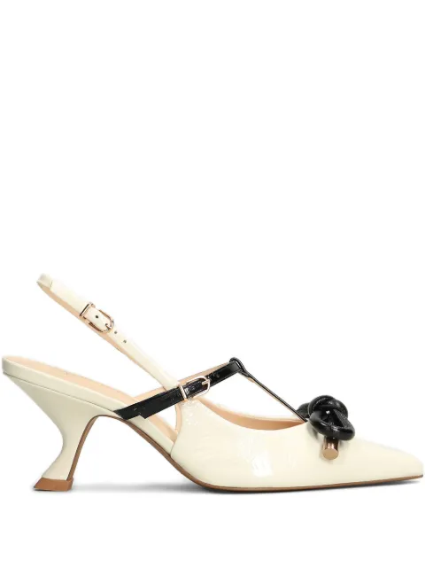 Guilhermina zapatillas con moño y tacón de 70mm