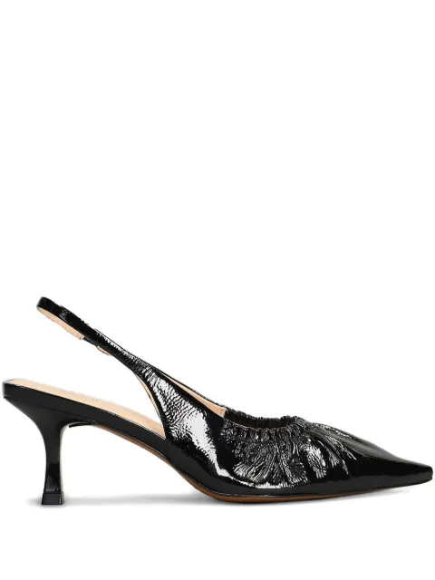 Guilhermina zapatillas fruncidas con tira trasera