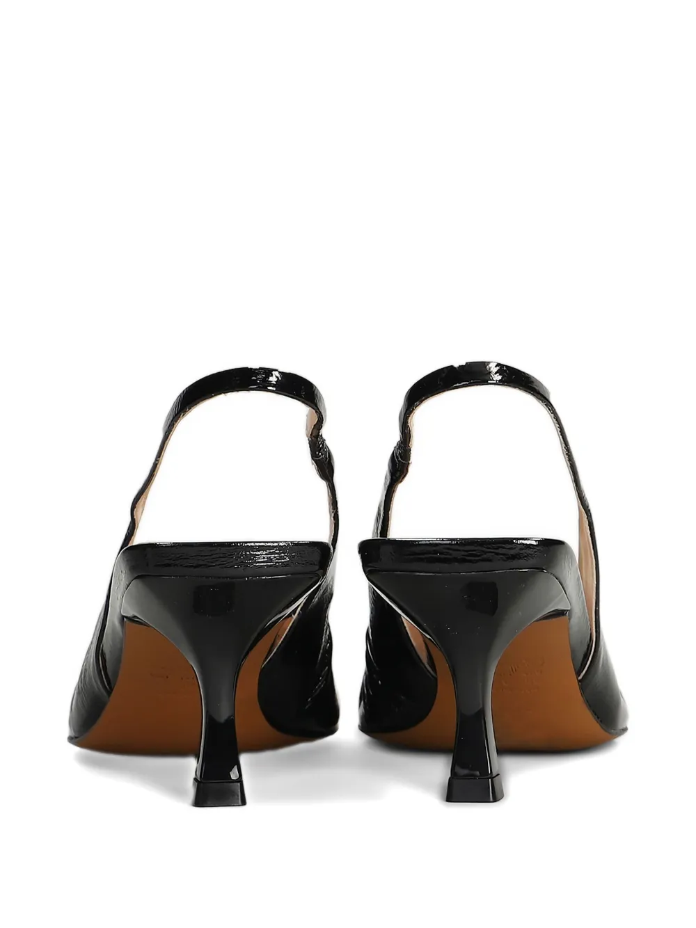 Guilhermina Ruched Slingback Pumps In Black