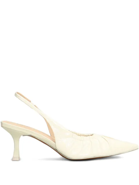 Guilhermina zapatillas fruncidas con tira trasera