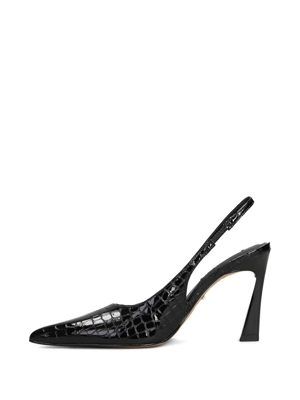 Werner Slingback pumps met puntige neus Zwart