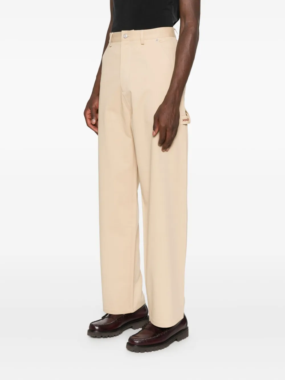 Drôle De Monsieur Straight broek Beige