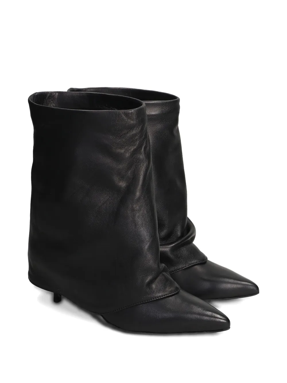 Alchimia Pointed Boots In Black